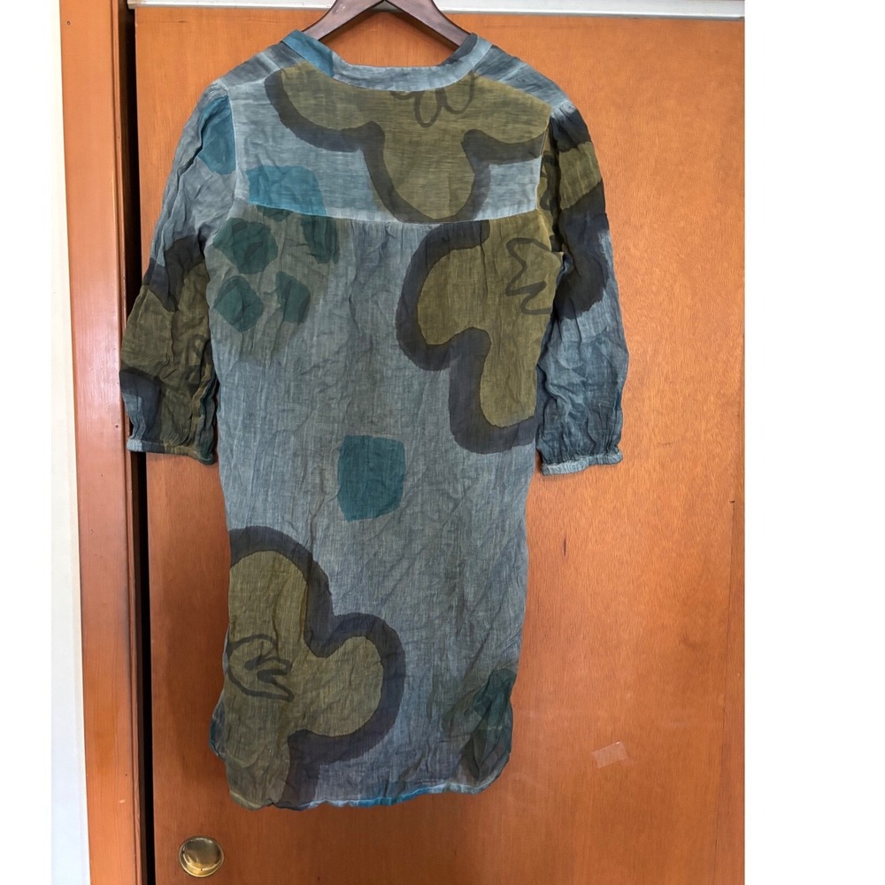 Dolma Tunic Dress Floral Print Bohemian Style 3/4‎ Sleeve Medium
